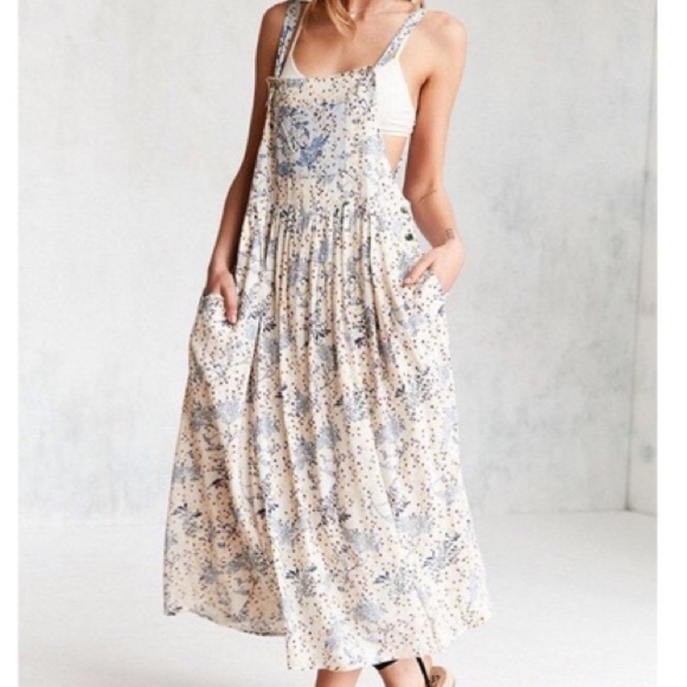 Kimchi blue overall dress midi